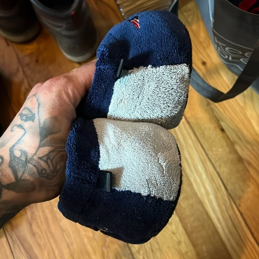 New England patriots XL bedtime house slippers  for youth
